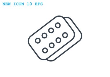 Bandaj sıva basit web simgesi