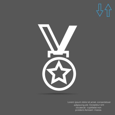 Madalya basit simgesi