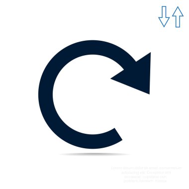 döndürme oklarını bir daire içinde 