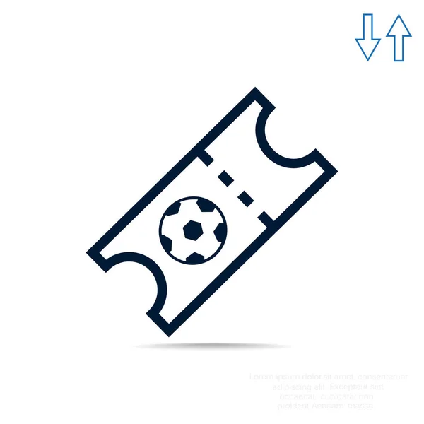 Aperçu du terrain de football — Image vectorielle