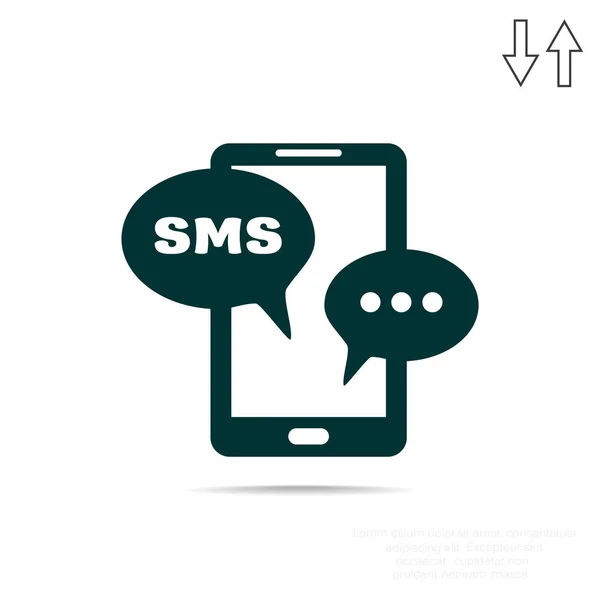 Kommunikation, Nachrichten, SMS — Stockvektor