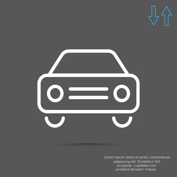 Car  simple icon — Stock Vector