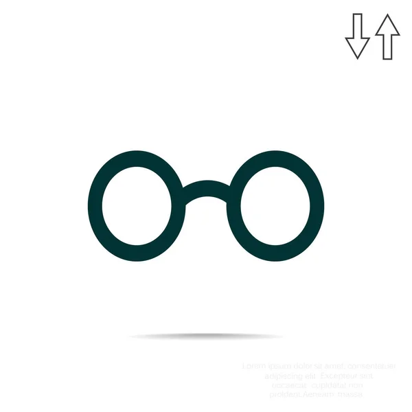 Gafas icono simple — Vector de stock