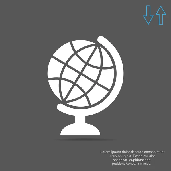 Εικονίδιο "υπογραφή" Globe — Διανυσματικό Αρχείο