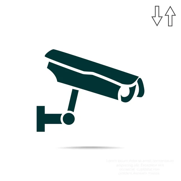 Sign CCTV web icon — Stock Vector