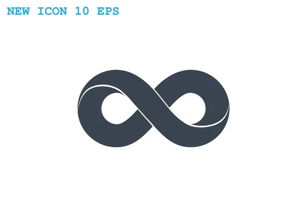 Infinity symbol web icon — Stock Vector