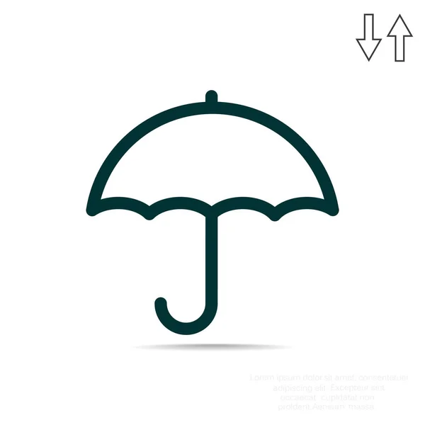 Umbrella web icon — Stock Vector