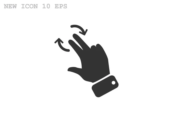 Touch scherm web-pictogram — Stockvector