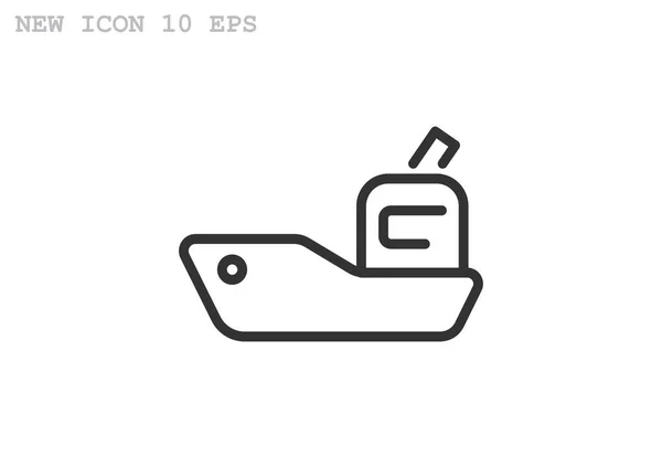 Platte pictogram zending — Stockvector