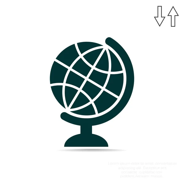 Εικονίδιο "υπογραφή" Globe — Διανυσματικό Αρχείο
