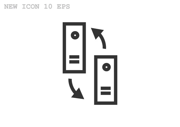 Conexión icono simple — Archivo Imágenes Vectoriales
