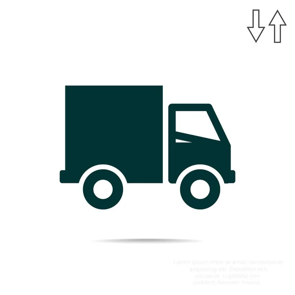 Shipment flat icon — Stock Vector