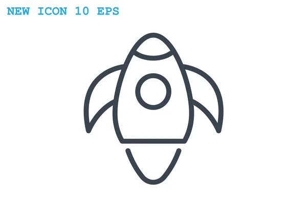 로켓 웹 아이콘 — 스톡 벡터