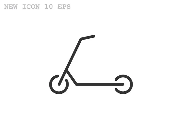 Scooter para crianças ícone — Vetor de Stock
