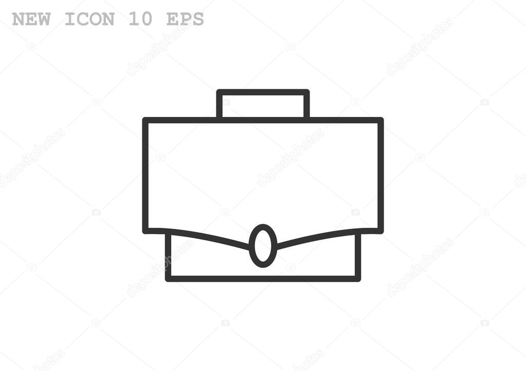 briefcase simple icon