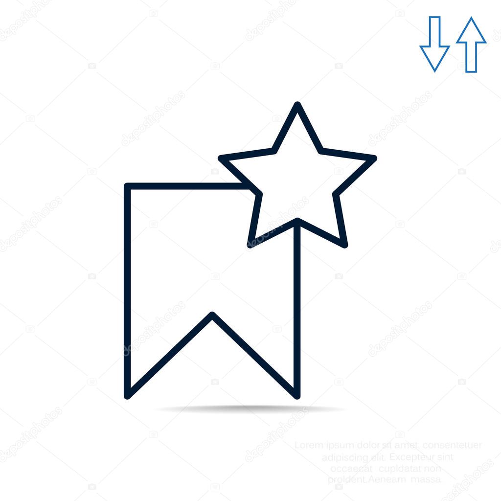 Star label web icon