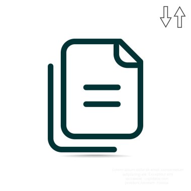 Dosyaları veya belgeleri web simgesi