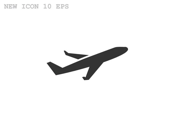 Uçak web simgesi — Stok Vektör