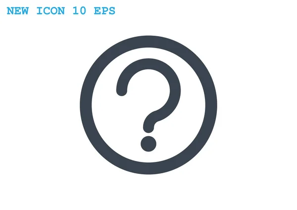 Question web icon — Stock Vector