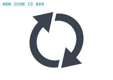 döndürme oklarını bir daire içinde 