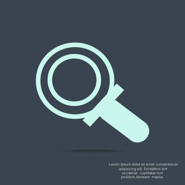 Basit büyüteç simgesini