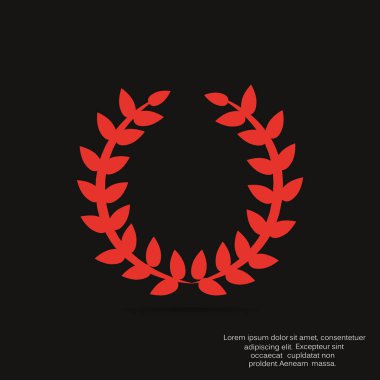 Kazanan çelenk simgesi