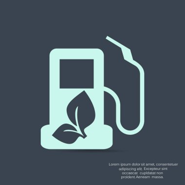 Eko benzin istasyonu simgesi