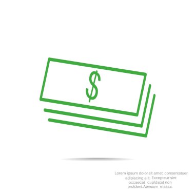 dolar faturaları simgesi