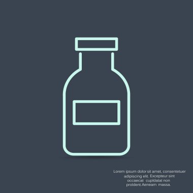Tıp şişe web simgesi