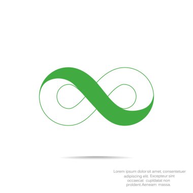 Sonsuzluk sembolü web simgesi 