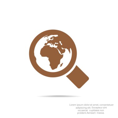 Basit büyüteç simgesini