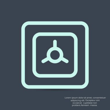 güvenli basit simgesi