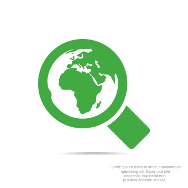 Basit büyüteç simgesini