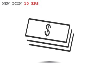 dolar faturaları simgesi