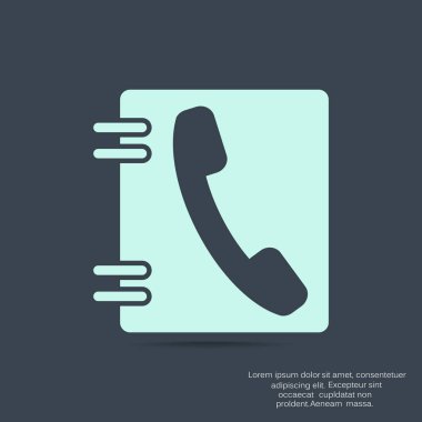 Telefon basit simgesi