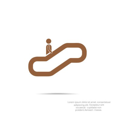 Yürüyen merdiven web simgesi