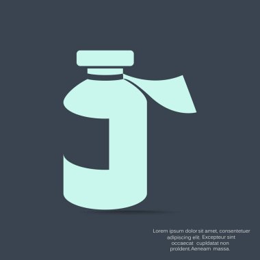 Tıp şişe web simgesi