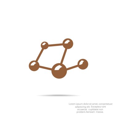 Moleküler bileşik web simgesi
