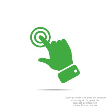 Dokunmatik ekran web simgesi