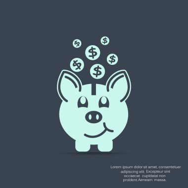 Domuz kumbarası simgesi