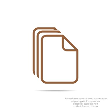 Dosyaları veya belgeleri web simgesi