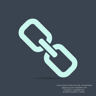 basit zincir simgesi