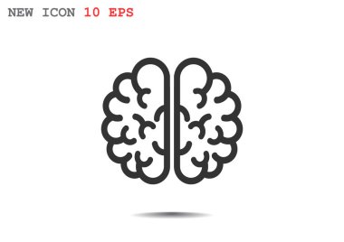 İnsan beyni web simgesi
