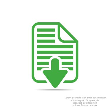 Download dosya web simge