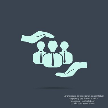 İnsanlar ve eller grup