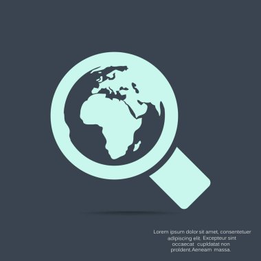 Basit büyüteç simgesini