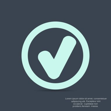 Onay işareti web simgesi