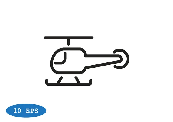 Ícone de sinal de helicóptero —  Vetores de Stock
