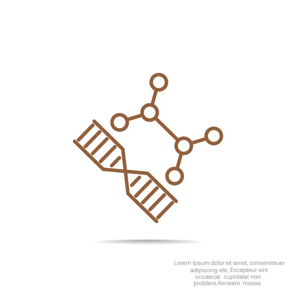 Dna-Websymbol — Stockvektor