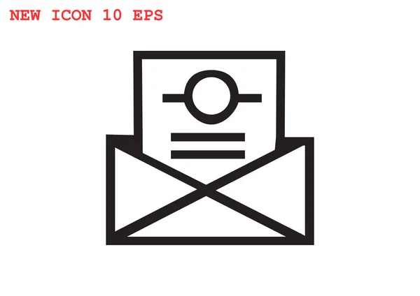 E-mail elektronische brief — Stockvector